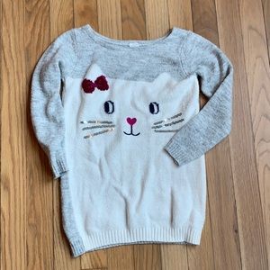 Girls Cat Sweater
